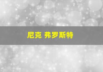 尼克 弗罗斯特